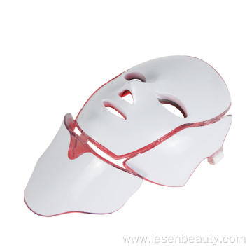 Mascarilla de terapia LED Piel facial Apretar la terapia de luz